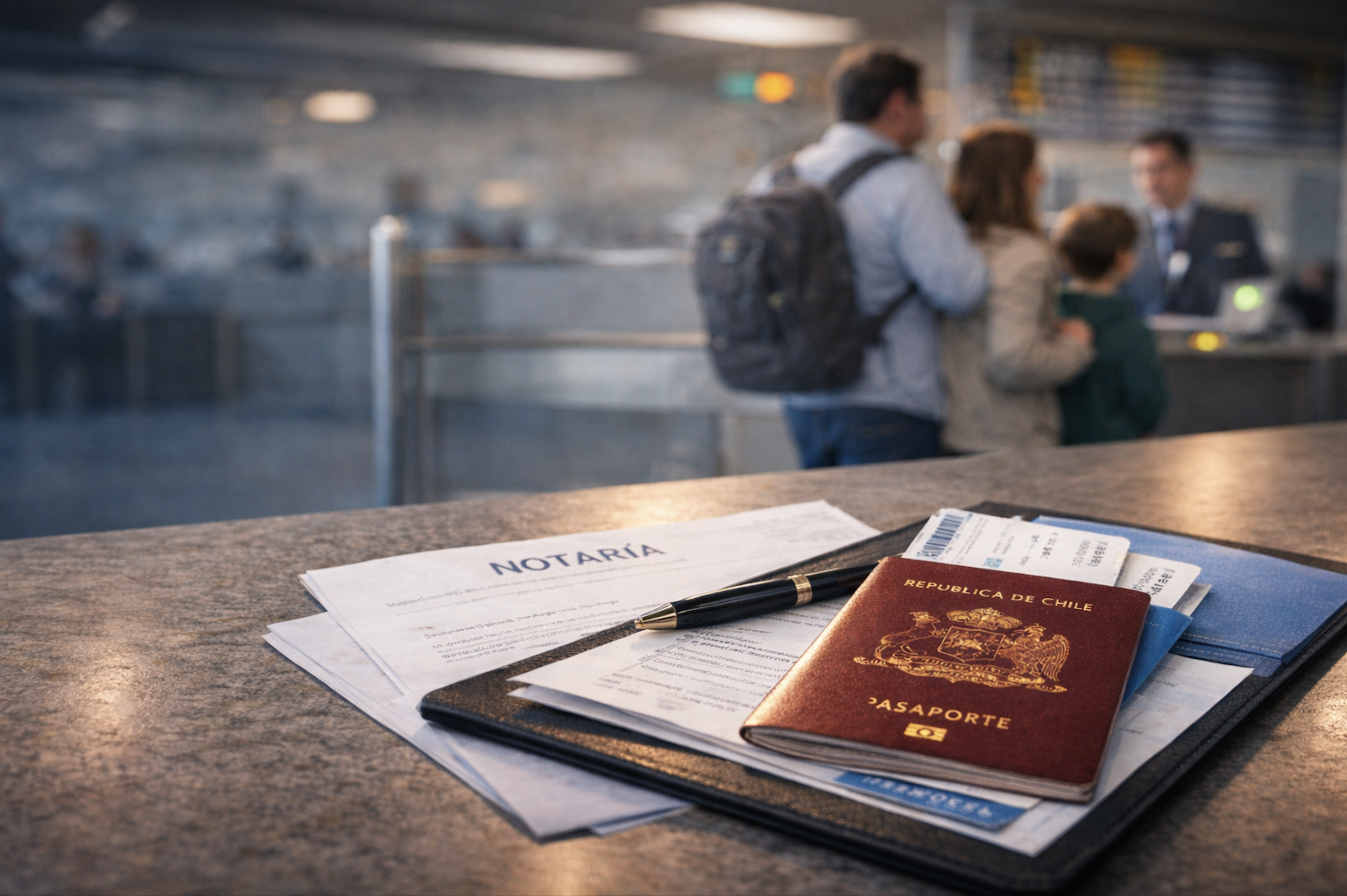 Autorización para salir de Chile con hijos menores: cuándo se necesita y cómo se tramita